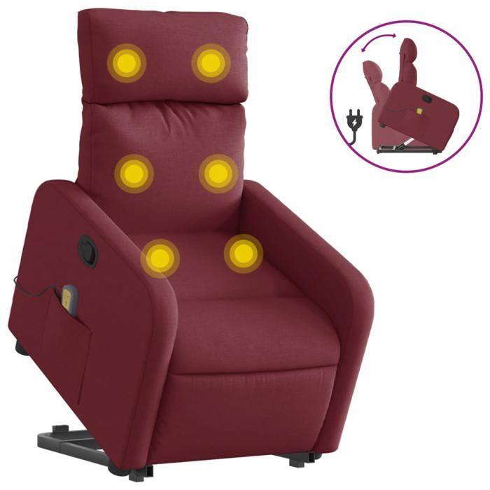 VidaXL Massage Recliner Chair, Relaxation Chair with Adjustable Backrest and Footrest, Living Room Seat 3206711