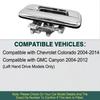 Chrome/Black Car Rear Tailgate Trunk Handle for Chevrolet Colorado 2004-2014 GMC Canyon 2004-2012 97319415