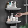 [Mengni] Bathroom Wall Mounted Non Perforated Storage Tripod