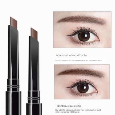 Eyebrow Pencil Waterproof Sweat-Proof Long Lasting Fadeless Fade Not Smudge Nature Distinct Look Beginner Genuine Goods Cheap