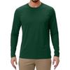 Men's Solid Color Raglan Long Sleeve Sports Top