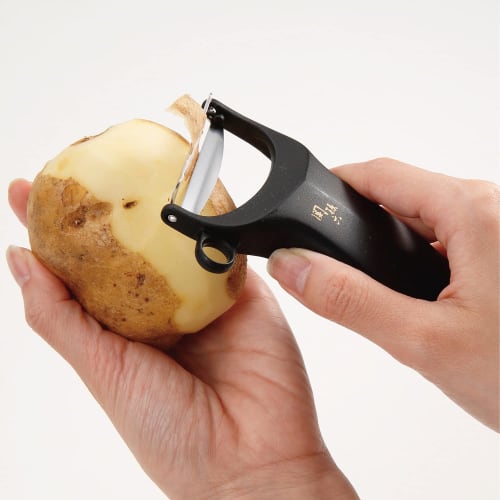 KAI Seki Magoroku Kompaktschäler, hergestellt in Japan, DH3341, Schwarz