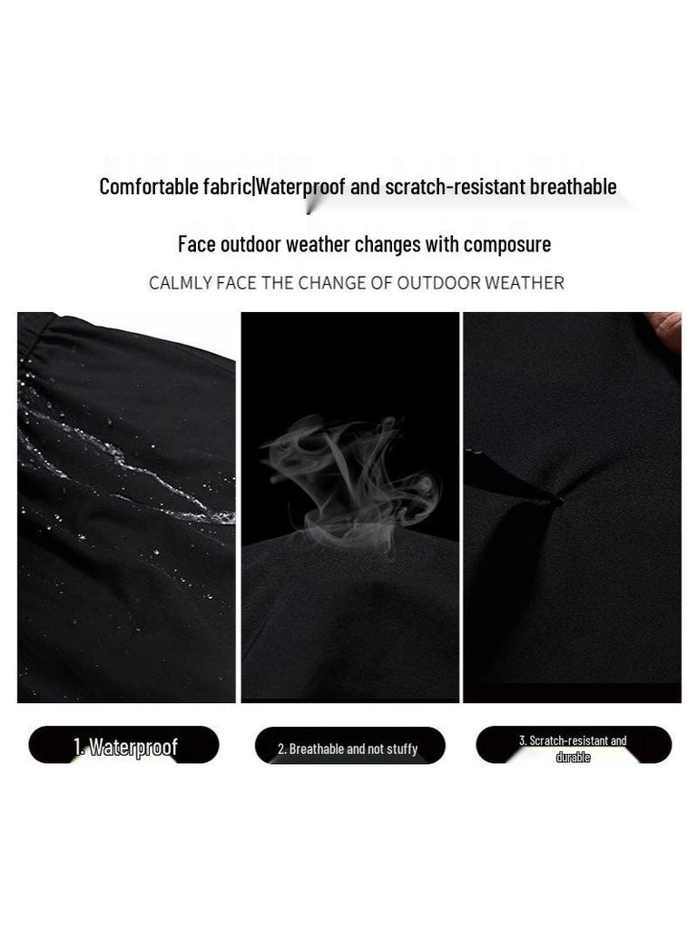 Goldene Schuppe Herren & Damen Winter Wasserdichte Wolljacke - 2025 Outdoor Winddicht, Verdickt für Wärme