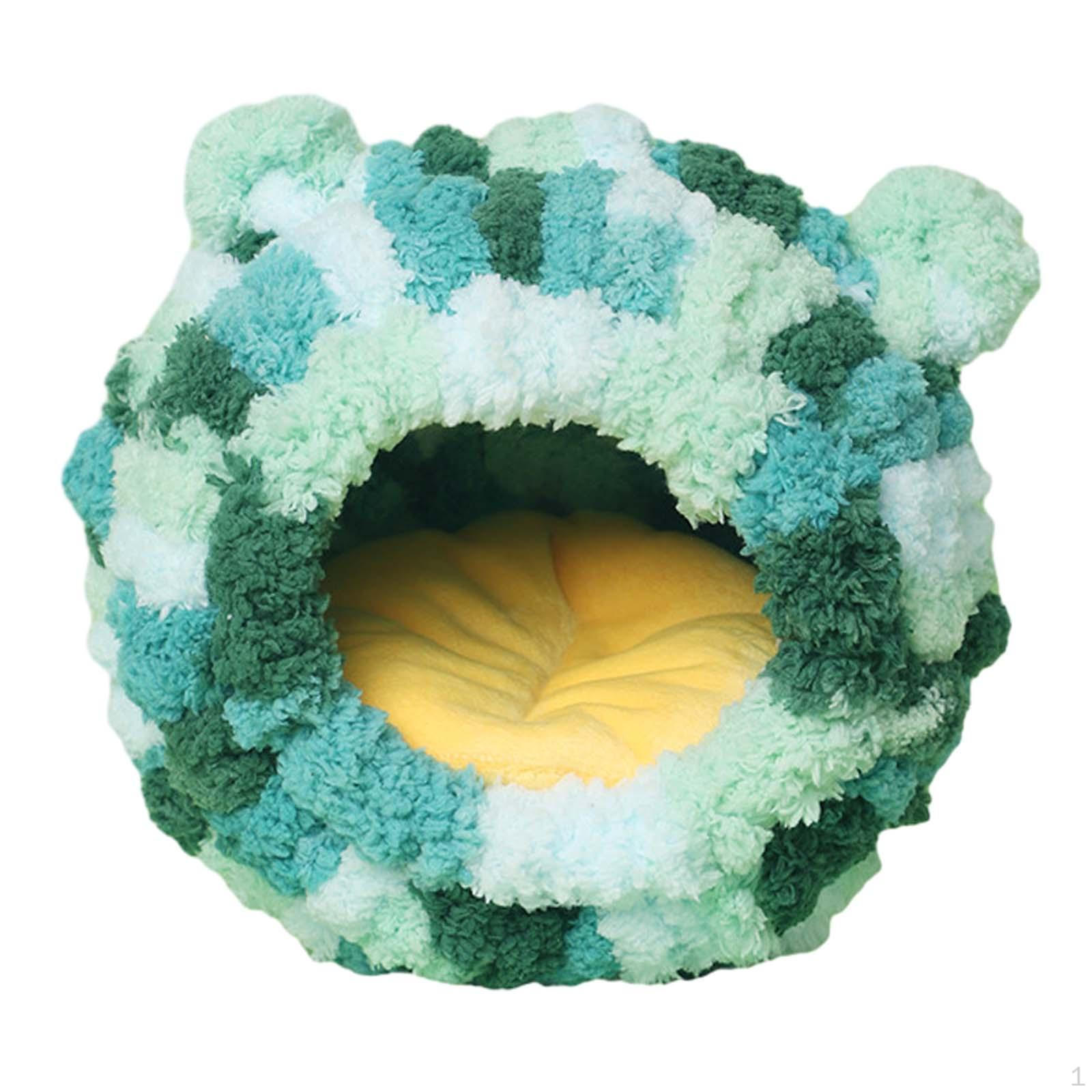 

, Comfortable, Self-warming, Washable, with Removable Cushion, Bird Cave Bed for Parakeets, синій