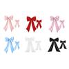 2 Pcs Bow Decor Large And Small Satin Bow Ribbon Tie Room Backdrop Wall Decor for Bachelorette Baby Shower Bridal Shower Birthday Decoration