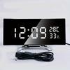 Curved Screen Desk Clock Large Table Clock Modern Digital Alarm Clock  Desk Use