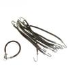 10Pcs Women's Hair Styling Tools Long Thick Curly Hair Bands Rubber Elastic Hair Gum With Hook Ponytail Holder Bungee