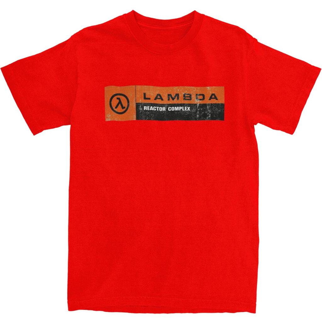 Paar T-Shirt Lustiges Spiel Halfs Lifes Lambda Reaktor Komplex Beschilderung T-Shirts Hip Hop Tees Streetwear Baumwollkleidung Geschenkidee