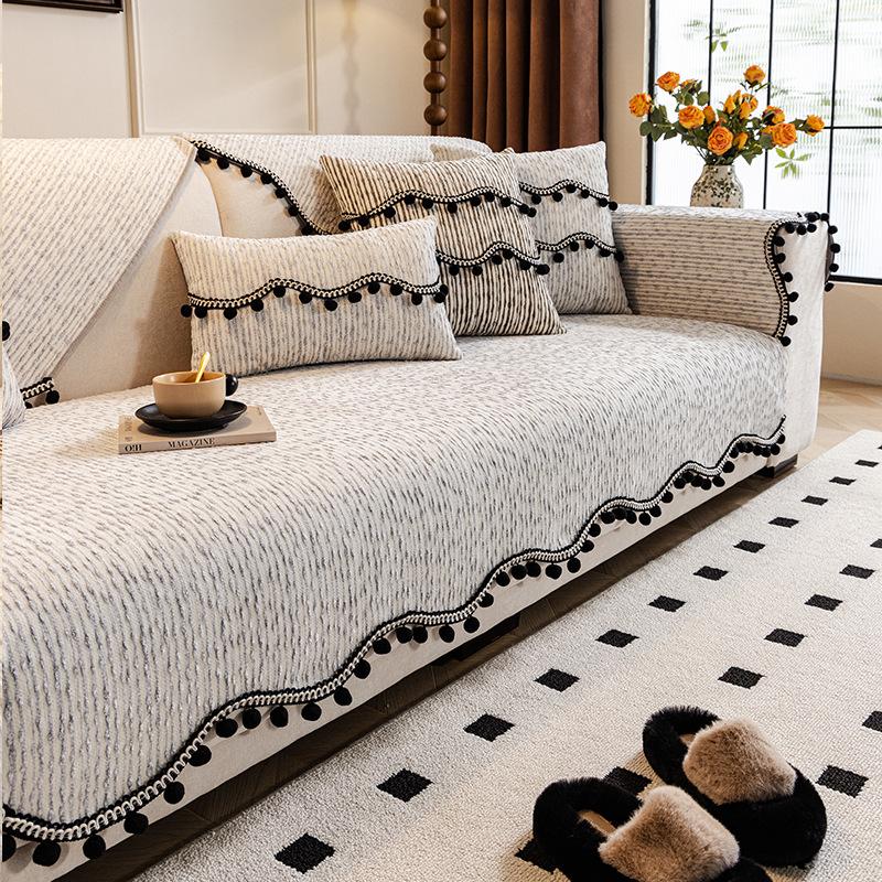 New Sofa Cover, Universal In All Seasons, High-End Leather Seat Cushion, One-Piece Full-Shop Anti-Cat Scratch Cover