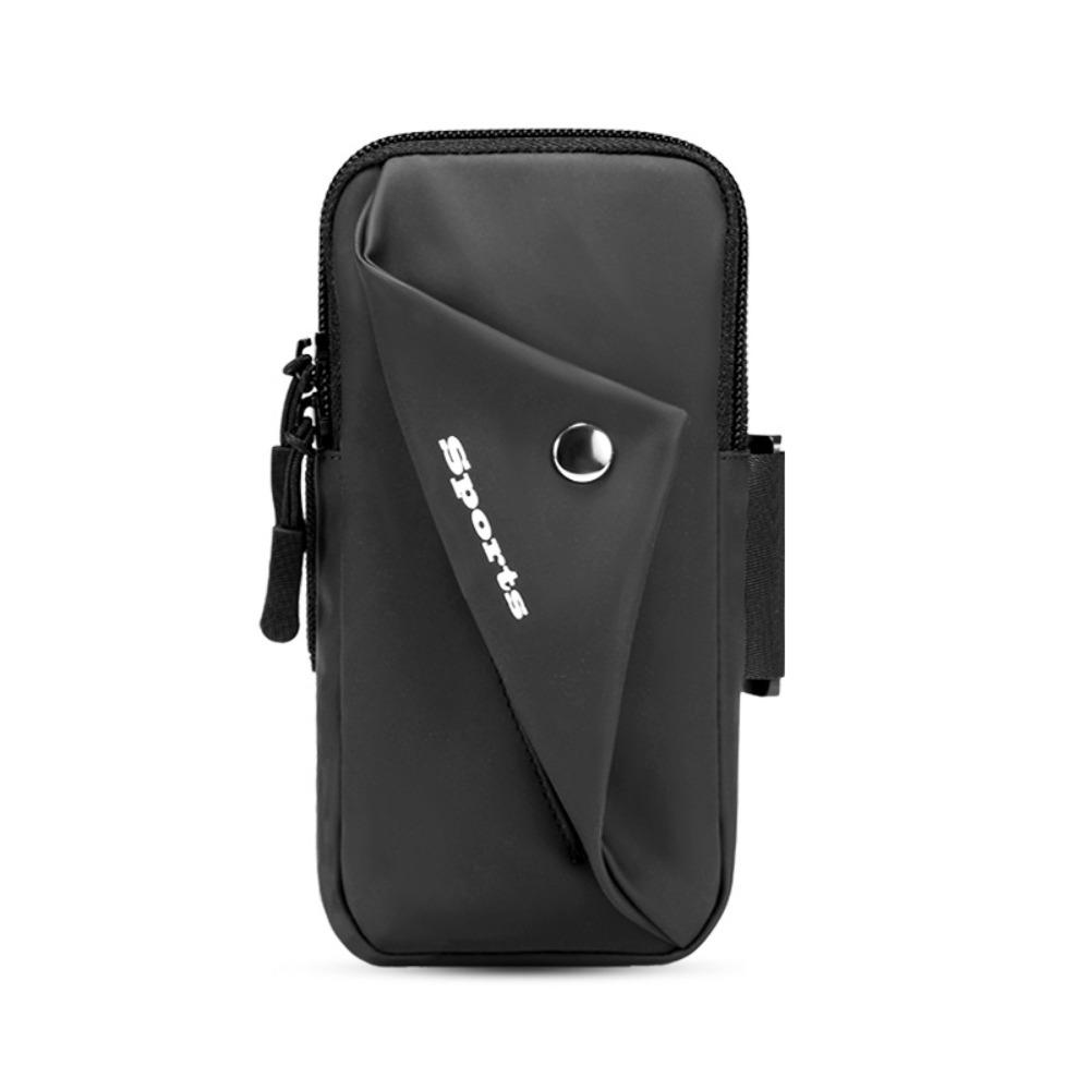 Waterproof Running Phone Holder Lightweight Armband Sports Phone Bag Gym Yoga Cycling чёрный