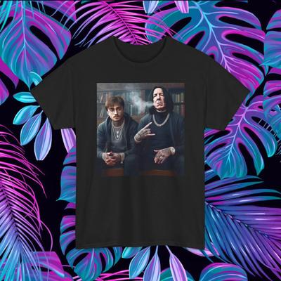 Snape Tattoo Smoking T-Shirt, Harry Potter Tee, Hogwarts Shirt, Wizard Gift,
