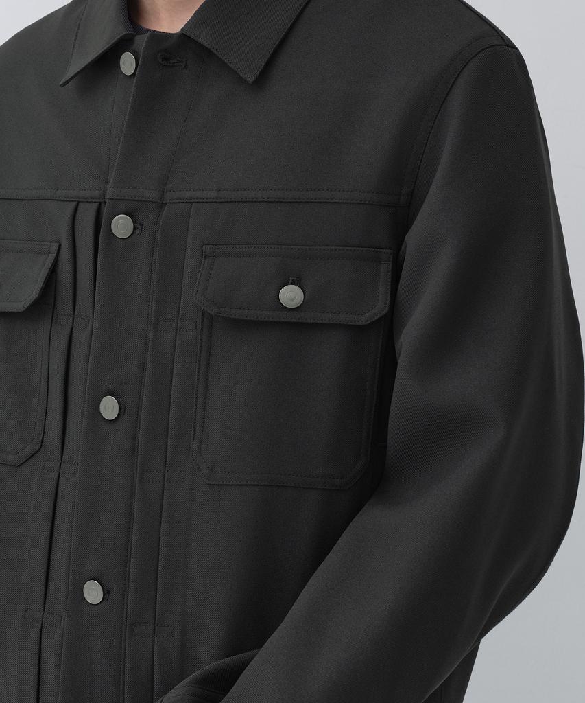 Musinsa Standard Formal Trucker Jacket [Dark Grey]