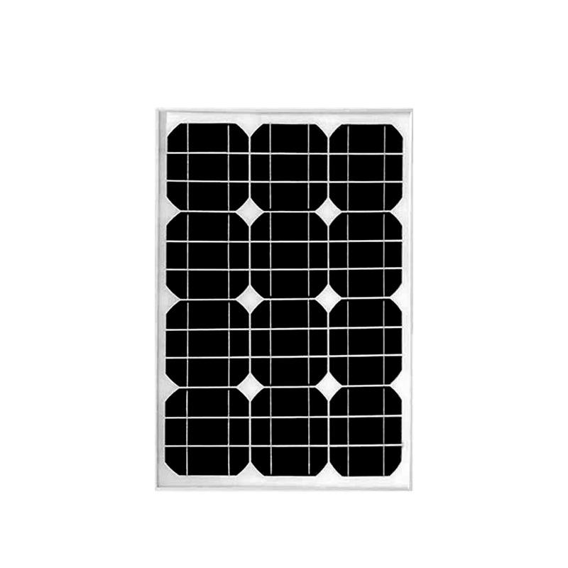 Monocrystalline Solar Power System for Outdoor & Indoor LED Lighting with Battery Charging