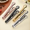 Jijijing Stainless Steel Clip Tongs, Cat Paw Shape, Durable Kitchen Utensils, Heat Resistant Appetizer for Snacks Dessert Ice Candy