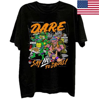 TMNT D.A.R.E. Halloween Vintage Design HOT SALE Unisex T-shirt