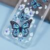 Für Samsung Galaxy A06 4G Hülle Anti-Sturz Airbag Schmetterlingsmuster Druck TPU Handyhülle