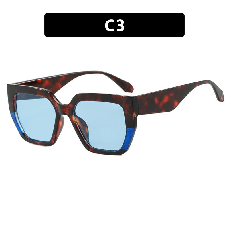 JYL Polygon Big Frame Sunglasses UV400 Unisex Classic Vintage Stylish / 13182