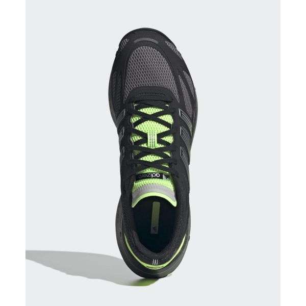adidas Adizero Aruku Black Signal Green Unisex Sneakers Core-Black Grey-Four JQ8207