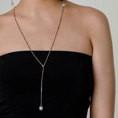 LIL DROP NECKLACE SILVER