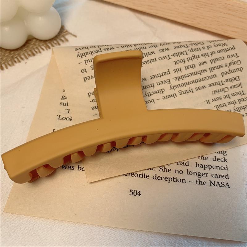Korean Morandi Color Women's Large Bun Hair Claw Clip Hairpin