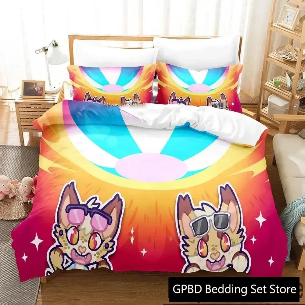 3D Print Game Here Comes Niko Bedding Set Double Twin King Duvet Cover Comforter Pillowcase Boys Girls Adults Bedroom