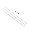 3 Set 0,4 mm Airbrush-Düse Airbrush-Nadeln Ersatzteile für Spritzpistole Sprüher