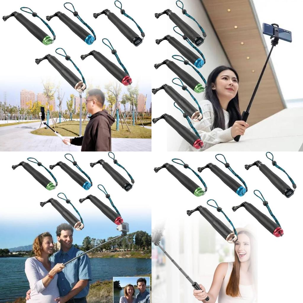 Premium 19 Inch Aluminum Gopro Selfie Stick With Versatile Adjustable Features