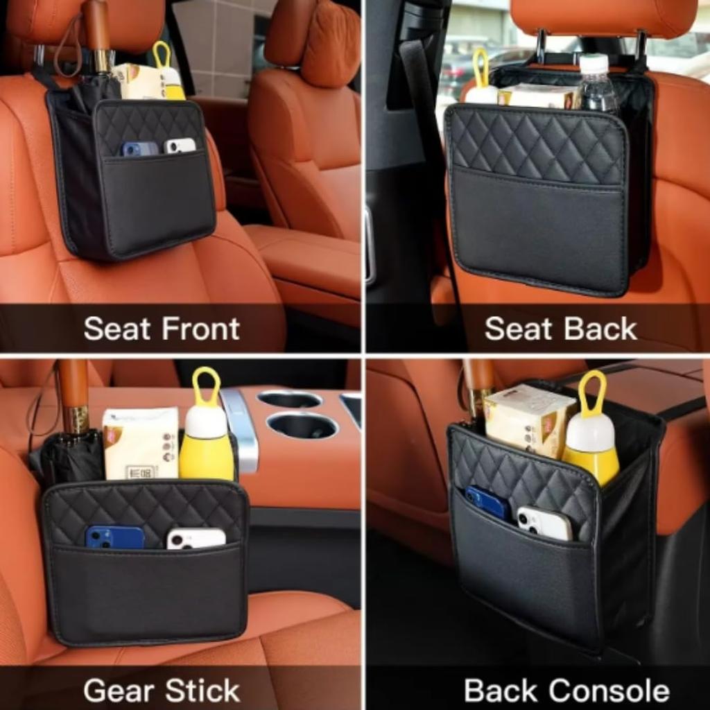 YOSHICA Seat Back Car Storage Car Rear Seat Storage Car Hanging Rear Seat Storage Car Storage Easy Car Short Style Pocket, Pocket, Bag, Bag, Bag, Bag,