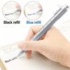 Vernier Caliper Pen Metric Mm Ballpoint Stationery Blue Black Refill Student Plastic Measure Piston Tool Micrometer Ruler 100mm
