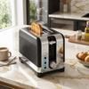 2-Slice Toaster with 7 Browning Levels, Reheat/Defrost/Cancel Functions, Warming Rack, 930 W