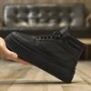 Fashion Spring Autumn New Men's High Top Sneakers Fashion Versatile Casual Shoes Thick soled Height Increasing Breathable Running Shoes