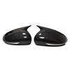 For Genesis G70 2017- Car Sticker Rearview Side Mirror Cover Wing Cap Exterior Door Rear View Case Trim Carbon Fiber Look