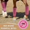 4Pcs Breathable Mesh Fly Leggings Mesh Horse Fly Boot Replacement Horse Leg Mosquitoes Repellents Cover Easy to Use