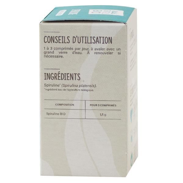 Nutrisanté Les Nutri'Sentiels Bio Spiruline 30 Comprimés