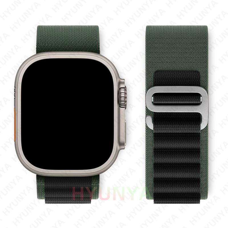 Alpine Λουράκι για Apple Watch Band Σειρά 10 9 8 7 SE Ultra 2 41mm 42mm 45mm 46mm 49mm 40mm 44mm IWatch Correa Λουράκι Ρολόι Βραχιόλι