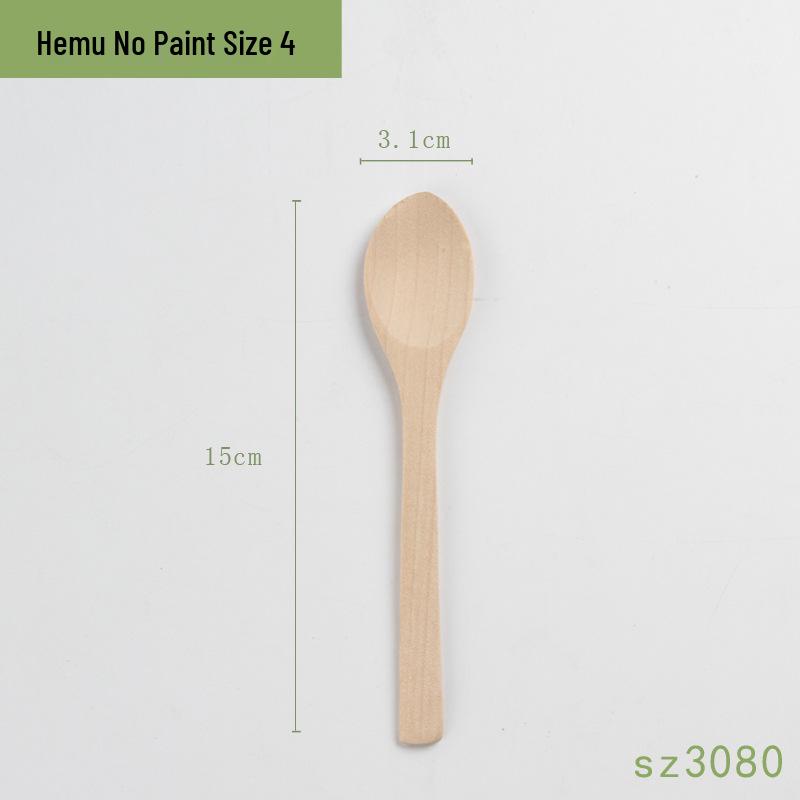 Custom Engraved Solid Wood Honey & Coffee Stirring Spoon