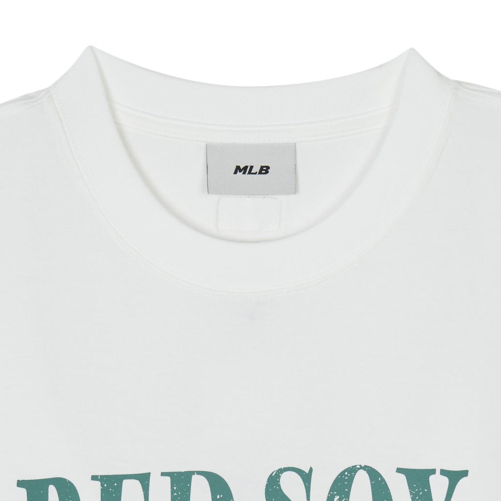 New MLB Drop Shoulder Sleeve T Shirt Unisex White 3ATSN0243-43WHS