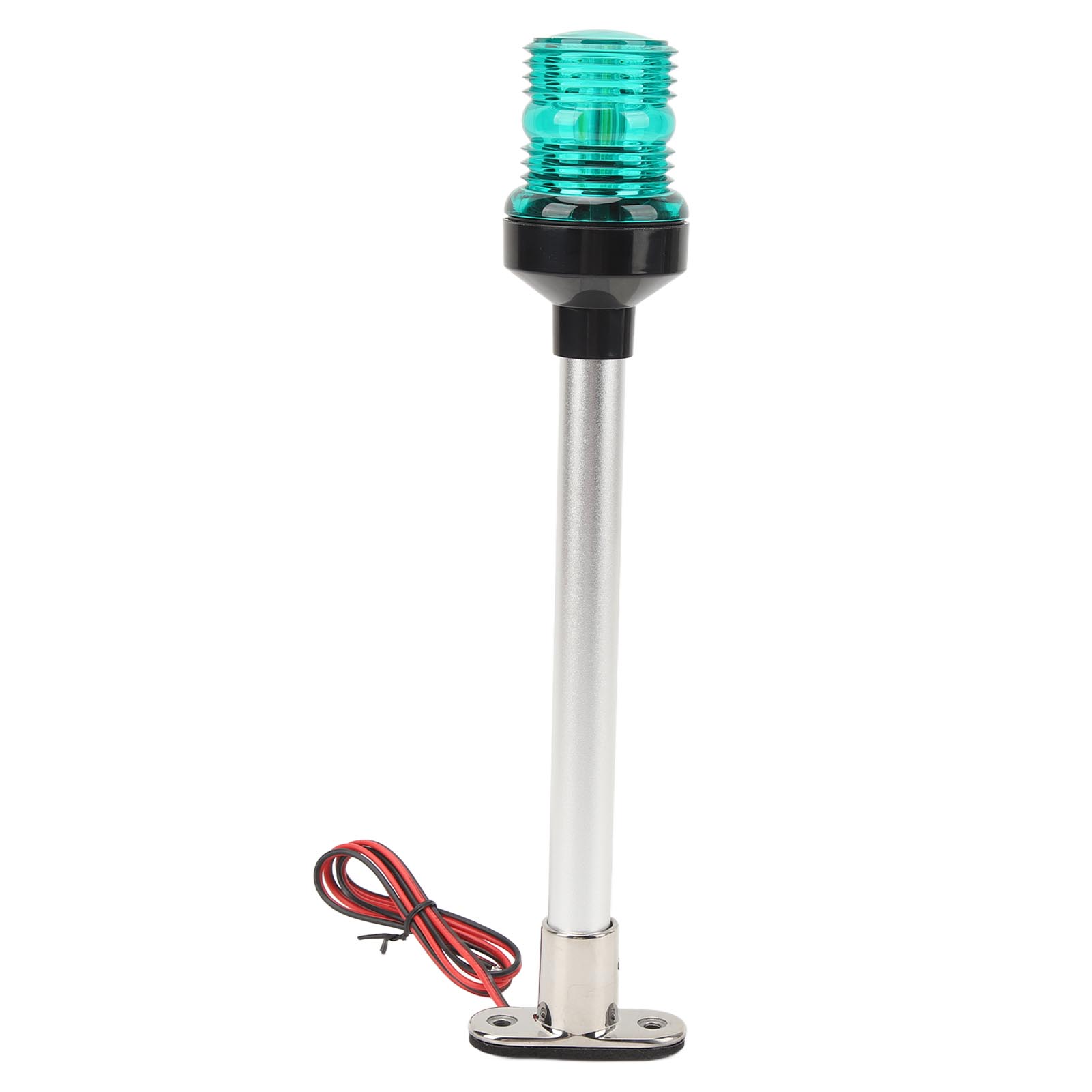 12-дюймовый кормовой фонарь для лодки с основанием из нержавеющей стали 316, светодиодный 360-градусный круговой навигационный фонарь для якоря