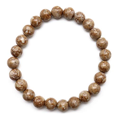 [GOLD STONE] Himekawa Yakuseki Bracelet, 8mm, Made In Itoigawa, Niigata Prefecture, Japanese Stone, Certificate Included, Inner Diameter: Approx. 19cm