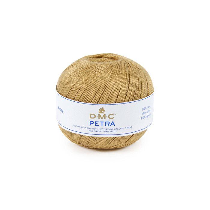 Cotton Yarn for Crochet and Knitting Pétra Gr.5 Col. 53045