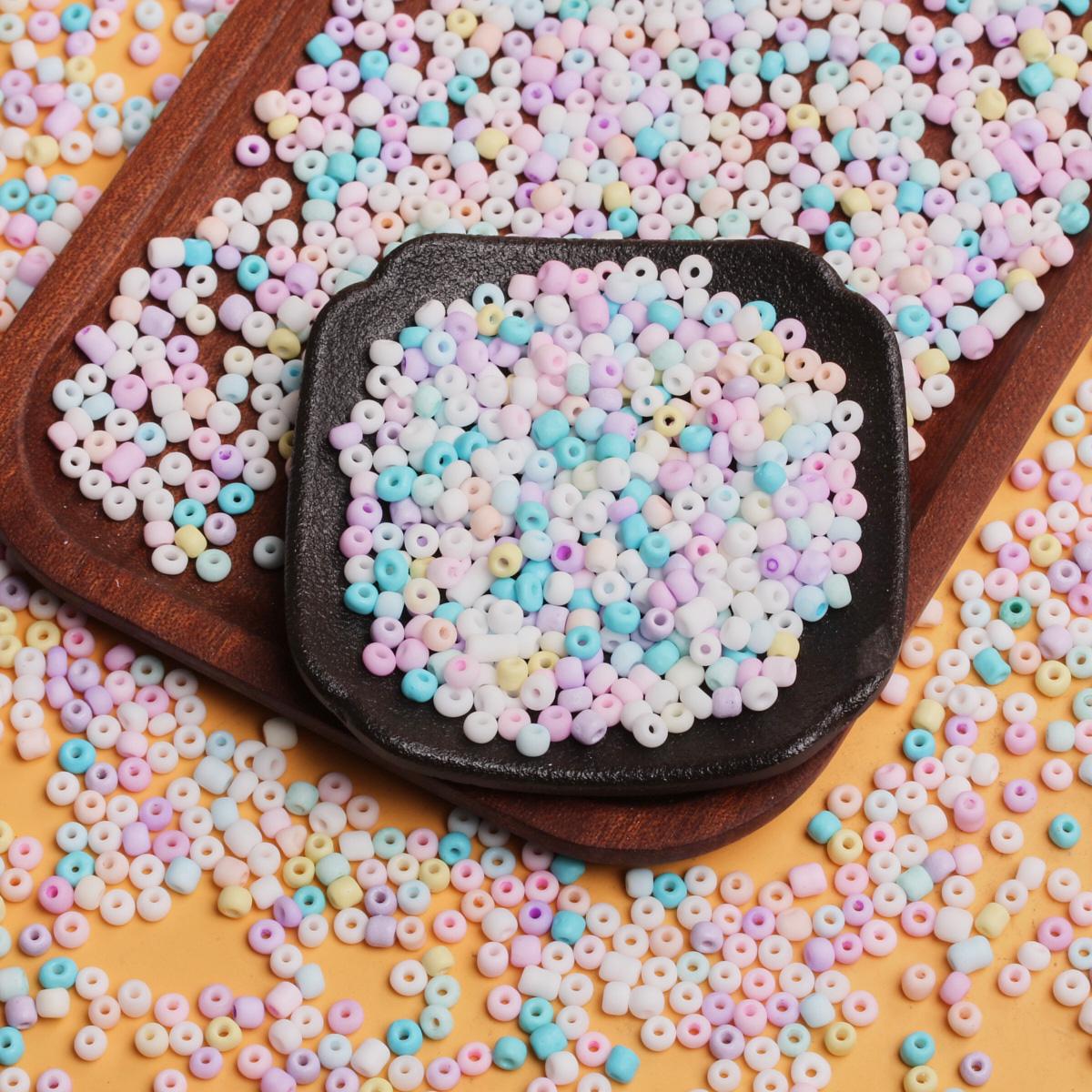 

450 г ожерелье, серьги «сделай сам», браслет, кремовые рисовые бусины, аксессуары ручной работы, ювелирные изделия, материал из бисера, модный 3/4 мм, матовый 4mm разноцветный