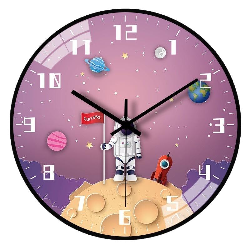 16-inch 40cm Ultra-silent Wall Clock Living Room Creative Cartoon Clock Simple Home Bedroom Wall Clock