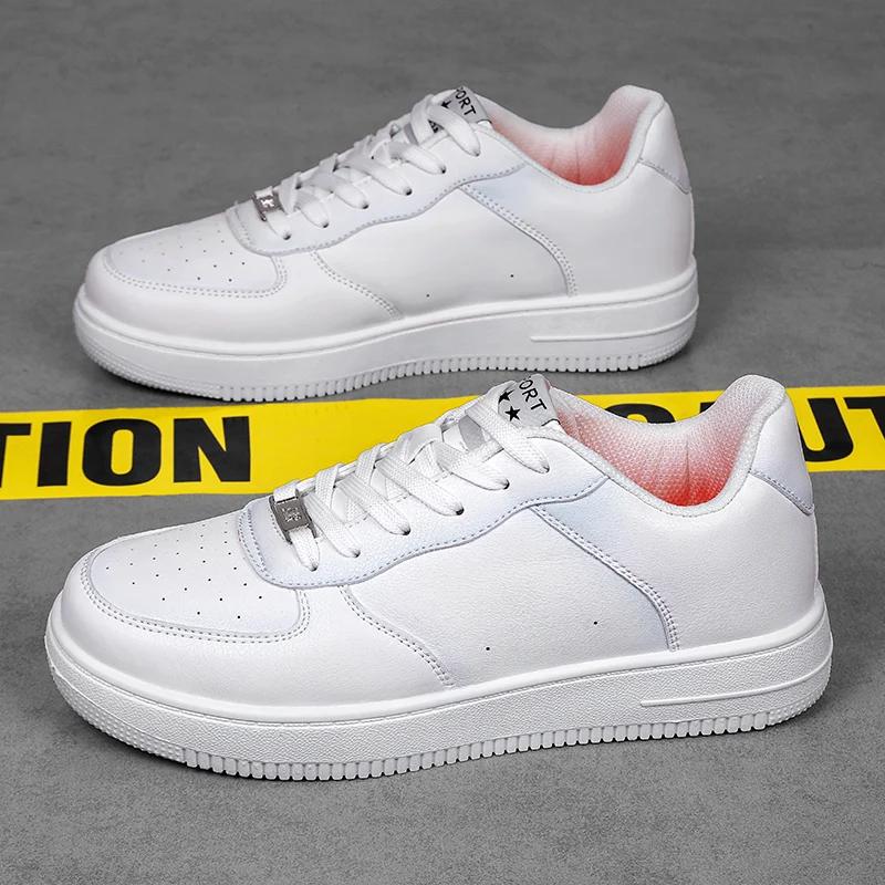 New Couple Little White Shoes Versatile Men's and Women's Leisure Sports Board Shoes Size35-44 Colored Leather Sports Shoes