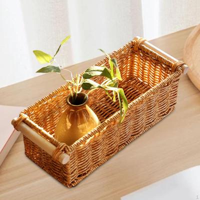 Elegante Aufbewahrungslösung aus Rattan für die Organisation zu Hause