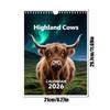 Farm Calendar 2026 12 Month Giftable Home Office Planner Family Planner Cattle Nature Calendar for Animal Lovers Adults Family