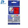 Putie 12mm Black on Color Compatible Label Tape for Brother TZe Series