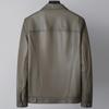 Leather Jacket Genuine Leather Lapel Genuine Leather Leather Jacket Men's Sheepskin Men's Jacket New Thin Leather Jacket High-end Spring and Autumn
