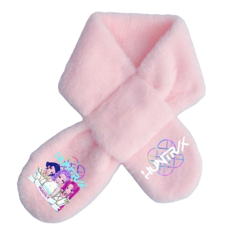 Soft Fashion Rumi Mira Zoey Printing Winter Autumn Warm Scarf Girls Purple Pink Scarves