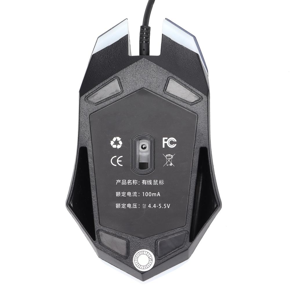 Wired Mouse USB Port Gaming   Business Luminous Optical Computer Accessories