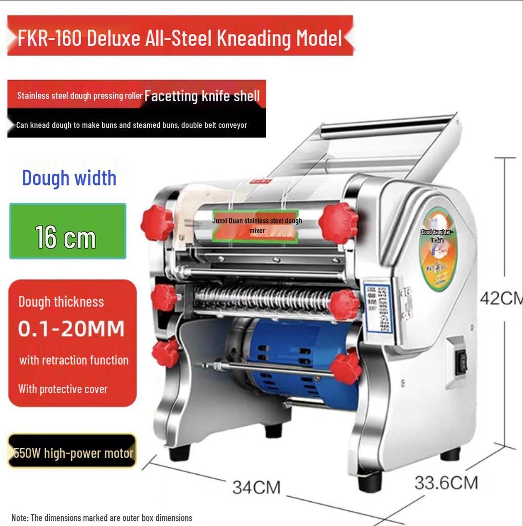 Good Daughter-in-law Automatic Stainless Steel Dough & Noodle Press Machine